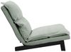 ML-DESIGN Loungesessel Bodenstuhl Bodensessel gepolstert mit Verstellbarer Rückenlehne, Sessel grau/grün aus Leinen stabilem Stahlgestell Boden Relaxsessel Bild 2