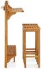 vidaXL 3-tlg. Balkon-Bar-Set Massivholz Akazie 310254 Bild 4