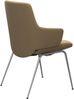 Stressless® Polsterstuhl Laurel, Low Back mit Armlehne, Größe L, mit Beinen aus Stahl in Schwarz matt Bild 4