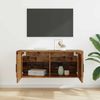 vidaXL Wandmontiertes TV-Regal Wandmontiert Altholz 100 x 34,5 x 40 cm 881153 Bild 4