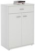 CARO-Möbel Kommode Sideboard Schrank Tommy in weiß, Anrichte Highboard mit Schublade und 2 Türen Bild 3