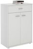 CARO-Möbel Kommode Sideboard Schrank Tommy in weiß, Anrichte Highboard mit Schublade und 2 Türen Bild 4