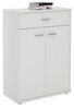 CARO-Möbel Kommode Sideboard Schrank Tommy in weiß, Anrichte Highboard mit Schublade und 2 Türen Bild 5