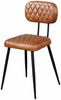 Lederstuhl Sofia Cognac 2er Set Bild 3