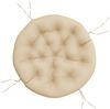 vidaXL Kissen Rund Beige Ø 100x11 cm Oxford-Gewebe 361965 Bild 2