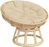 vidaXL Kissen Rund Beige Ø 100x11 cm Oxford-Gewebe 361965 Bild 3