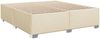 vidaXL Boxspringbett mit Matratze Creme 180x200 cm Stoff 3290586 Bild 5