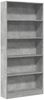 vidaXL Bücherregal Betongrau 80x24x176 cm Holzwerkstoff 857856 Bild 2