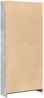 vidaXL Bücherregal Betongrau 80x24x176 cm Holzwerkstoff 857856 Bild 5