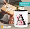 SpecialMe Tasse Tasse Monogramm Buchstabe A Alphabet Initiale Geschenkidee Frau, Keramik Bild 4