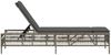 vidaXL Sonnenliege mit Auflage Grau Poly Rattan 4002739 Bild 5