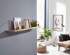 Kadima Design Wandregal "Tevere": Industrie-Stil, Mango Massivholz/Eisen, 100x25x22 cm. 100x22x25 cm Bild 5