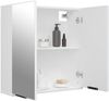 vidaXL Bad-Spiegelschrank Weiß 64x20x67 cm 811313 Bild 5