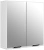 vidaXL Bad-Spiegelschrank Weiß 64x20x67 cm 811313 Bild 2