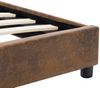 vidaXL Bettgestell Braun Wildleder-Optik 100x200 cm 284781 Bild 5