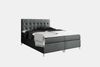 99rooms Sorento Boxspringbett Strukturstoff 140x200 cm Dunkelgrau Bild 4