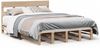 vidaXL Massivholzbett ohne Matratze 150x200 cm Kiefernholz 3302297 Bild 2