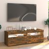 TV-Schrank mit LED-Leuchten Räuchereiche 120 x 35 x 40 cm [815672] Bild 3