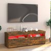 TV-Schrank mit LED-Leuchten Räuchereiche 120 x 35 x 40 cm [815672] Bild 4
