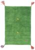 Gabbeh Teppich - Indus »Agra« 75 x 45 cm - grün Bild 2