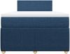 vidaXL Boxspringbett mit Matratze Blau 120x200 cm Stoff 3287422 Bild 4