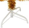 vidaXL Künstlicher Halb-Weihnachtsbaum mit Ständer Gold 120 cm PET 344690 Bild 4