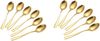 12er Set Suppenlöffel Löffel L 21cm CF1008 Gold Bild 1