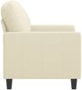 vidaXL Sessel Creme 60 cm Kunstleder 359128 Bild 4