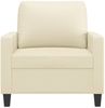 vidaXL Sessel Creme 60 cm Kunstleder 359128 Bild 3
