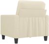 vidaXL Sessel Creme 60 cm Kunstleder 359128 Bild 5