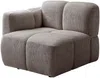 Vente-unique - CARLIVI Sofa Stoff Schokoladenbraun - B 170 cm x H 73 cm x L 288 cm Bild 3