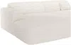 Vente-unique - POGNI Sofa Stoff Weiß - B 160 cm x H 73 cm x L 300 cm Bild 5