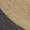 vidaXL Teppich Handgefertigt Jute mit Dunkelgrauem Rand 90 cm 133677 Bild 4