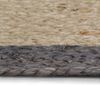 vidaXL Teppich Handgefertigt Jute mit Dunkelgrauem Rand 90 cm 133677 Bild 3