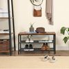 Vasagle Schuhbank, Schuhregal, 80 x 30 x 44.5 cm (L x B x H) Bild 3