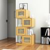 FUFU&GAGA Sideboard Beistellschrank Rattan-Optik, Kommode Boho-Stil mit 4 Türen Bild 3