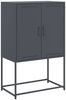 vidaXL Highboard Anthrazit 68,5x38,5x107 cm Stahl 846508 Bild 2