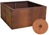 Hochbeet Pflanzbeet Edelrost 80x80x40 cm Pflanzkasten Blumenkasten Blumenbeet Bild 3