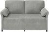 vidaXL 2-Sitzer Sofa Hellgrau 158 x 83 x 95 cm Samt 42033953 Bild 3