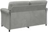 vidaXL 2-Sitzer Sofa Hellgrau 158 x 83 x 95 cm Samt 42033953 Bild 5