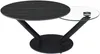 Vente-unique - ELDOVA Couchtisch GlasKeramik TransparentSchwarz - B 80 cm x H 43 cm x L 130 cm80 cm Bild 4