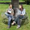 Outsunny Gartenbank Baumbank im geschmackvollen Design Bild 4