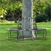 Outsunny Gartenbank Baumbank im geschmackvollen Design Bild 3