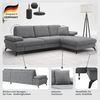 sit&more Ecksofa Morris Jubi L-Form, inklusive XXL-Liegefläche, bzw. Schlaffunktion, Bettfunktion, Armteilverstellung und 1 Zierkissen Bild 3