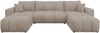 Wohnlandschaft Furyn U Boucle (Farbe: Coral 50) Bild 2