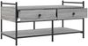vidaXL Couchtisch Grau Sonoma 99x50x50 cm Holzwerkstoff 833963 Bild 5