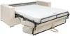 Vente-unique - LORETO Sofa SamtStoff Beige - B 223 cm95 cm x H 90 cm x L 215 cm Bild 2