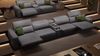 Sofanella Kinosofa LENOLA Sitzverstellung Hometheater 2-Sitzer in Schwarz XL: 260 Breite x 109 Tiefe Bild 4