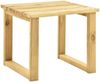 vidaXL Garten-Sonnenliege mit Tisch und Auflage Kiefer Imprägniert 3065964 Bild 4
