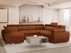 Wohnlandschaft Boston U mit Bettkasten, Schlaffunktion, Einstellbare Kopfstützen (Farbe: Flow 09, Seite: Links, LC+2p+R+2r) Bild 2